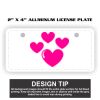 2" X 4" Aluminum License Plate  Thumbnail