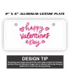2" X 4" Aluminum License Plate  Thumbnail
