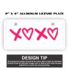 2" X 4" Aluminum License Plate  Thumbnail