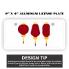 2" X 4" Aluminum License Plate  Thumbnail