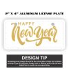 2" X 4" Aluminum License Plate  Thumbnail