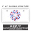 2" X 4" Aluminum License Plate  Thumbnail