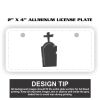 2" X 4" Aluminum License Plate  Thumbnail