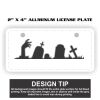 2" X 4" Aluminum License Plate  Thumbnail