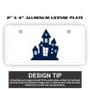 2" X 4" Aluminum License Plate  Thumbnail