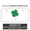 2" X 4" Aluminum License Plate  Thumbnail