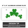 2" X 4" Aluminum License Plate  Thumbnail