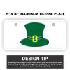 2" X 4" Aluminum License Plate  Thumbnail