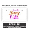 2" X 4" Aluminum License Plate  Thumbnail