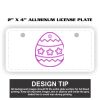 2" X 4" Aluminum License Plate  Thumbnail