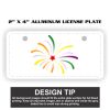 2" X 4" Aluminum License Plate  Thumbnail