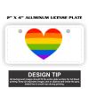 2" X 4" Aluminum License Plate  Thumbnail