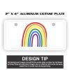 2" X 4" Aluminum License Plate  Thumbnail