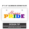 2" X 4" Aluminum License Plate  Thumbnail