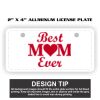 2" X 4" Aluminum License Plate  Thumbnail