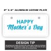 2" X 4" Aluminum License Plate  Thumbnail