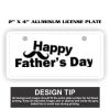 2" X 4" Aluminum License Plate  Thumbnail