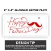 2" X 4" Aluminum License Plate  Thumbnail