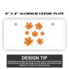 2" X 4" Aluminum License Plate  Thumbnail