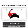 2" X 4" Aluminum License Plate  Thumbnail
