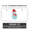 2" X 4" Aluminum License Plate  Thumbnail