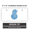 2" X 4" Aluminum License Plate  Thumbnail
