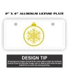 2" X 4" Aluminum License Plate  Thumbnail