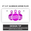 2" X 4" Aluminum License Plate  Thumbnail