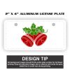 2" X 4" Aluminum License Plate  Thumbnail
