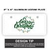2" X 4" Aluminum License Plate  Thumbnail