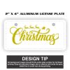 2" X 4" Aluminum License Plate  Thumbnail