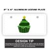 2" X 4" Aluminum License Plate  Thumbnail
