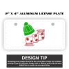 2" X 4" Aluminum License Plate  Thumbnail