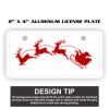 2" X 4" Aluminum License Plate  Thumbnail