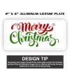 2" X 4" Aluminum License Plate  Thumbnail