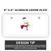 2" X 4" Aluminum License Plate  Thumbnail