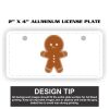 2" X 4" Aluminum License Plate  Thumbnail
