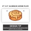 2" X 4" Aluminum License Plate  Thumbnail