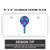 2" X 4" Aluminum License Plate  Thumbnail