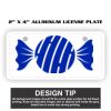 2" X 4" Aluminum License Plate  Thumbnail