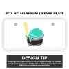 2" X 4" Aluminum License Plate  Thumbnail