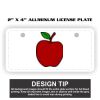 2" X 4" Aluminum License Plate  Thumbnail