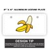 2" X 4" Aluminum License Plate  Thumbnail