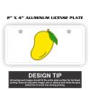 2" X 4" Aluminum License Plate  Thumbnail