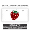 2" X 4" Aluminum License Plate  Thumbnail