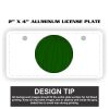 2" X 4" Aluminum License Plate  Thumbnail