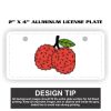 2" X 4" Aluminum License Plate  Thumbnail