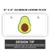 2" X 4" Aluminum License Plate  Thumbnail
