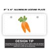 2" X 4" Aluminum License Plate  Thumbnail