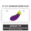 2" X 4" Aluminum License Plate  Thumbnail